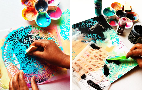 激光鏤空機(jī)能大大提高塑料手繪模板的生產(chǎn)效率！