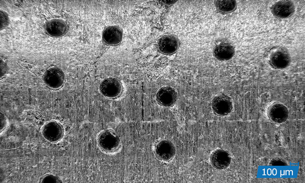 激光精密鉆孔 ? 速度極快，磨損最小(圖7)