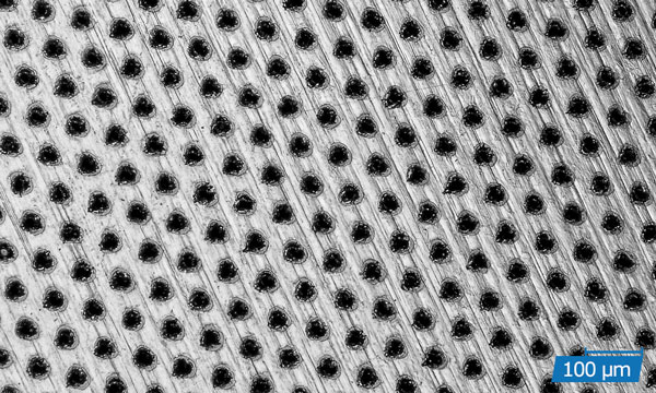 激光精密鉆孔 ? 速度極快，磨損最小(圖8)